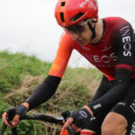 Ben Turner of Team Ineos Grenadiers going up the Oude Kwaremont during E3 Saxo Classic 2024